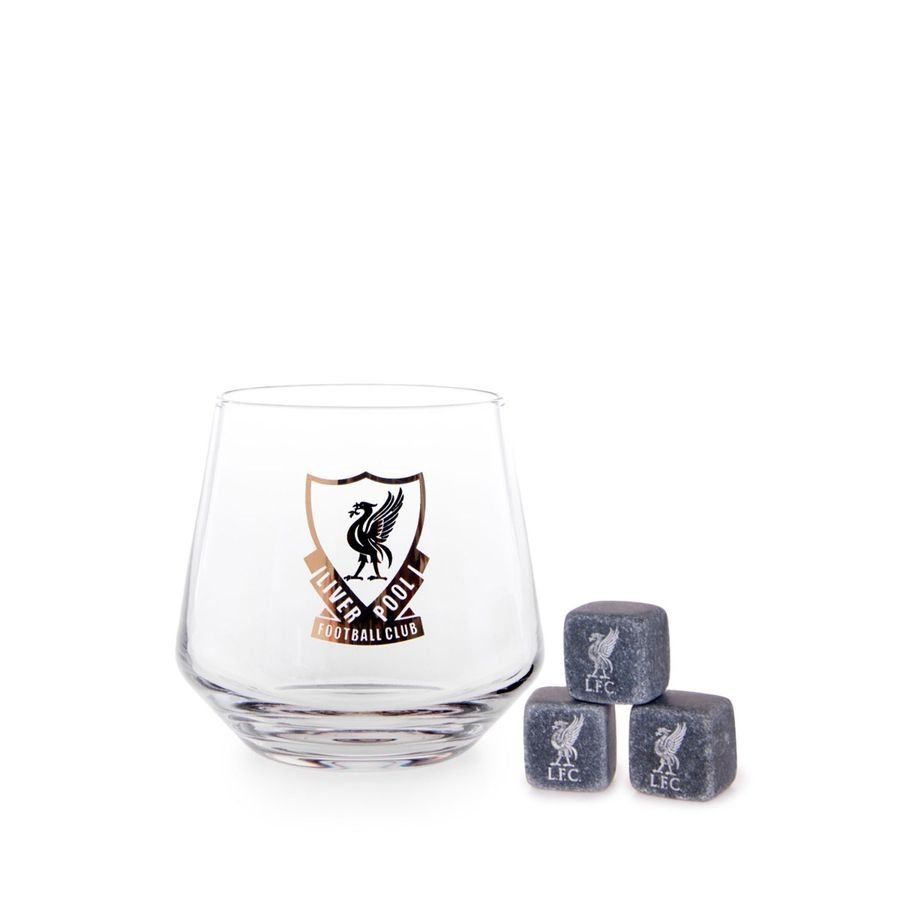 Liverpool Whiskey Glass 1-Pak - Gold - Men's-SoccerKits Hub | Buy Soccer Jerseys Online